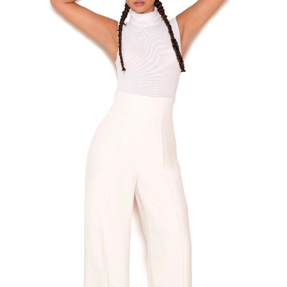House of CB White Samaya Jumpsuit